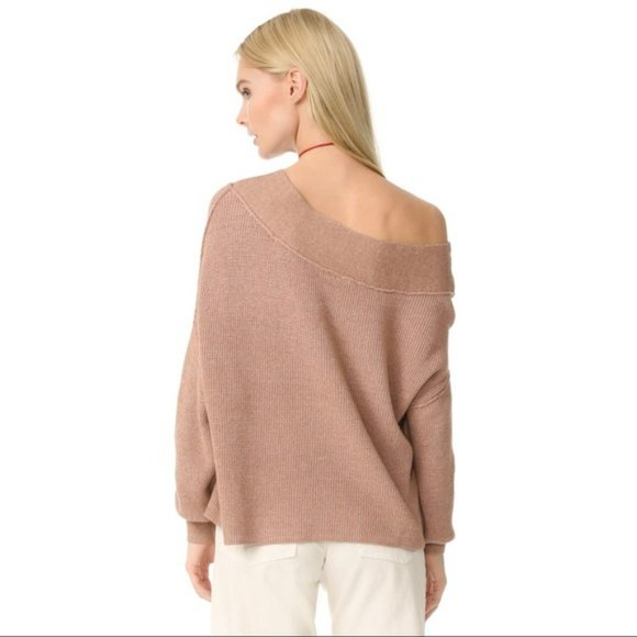 Free People Alana Knit Pullover Sweater in Tan - Picture 2 of 10